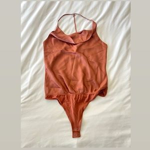 Abercrombie and Fitch silky cowl neck bodysuit